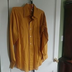 1960s Donegal Tailored mens blouse size M 15 1/2